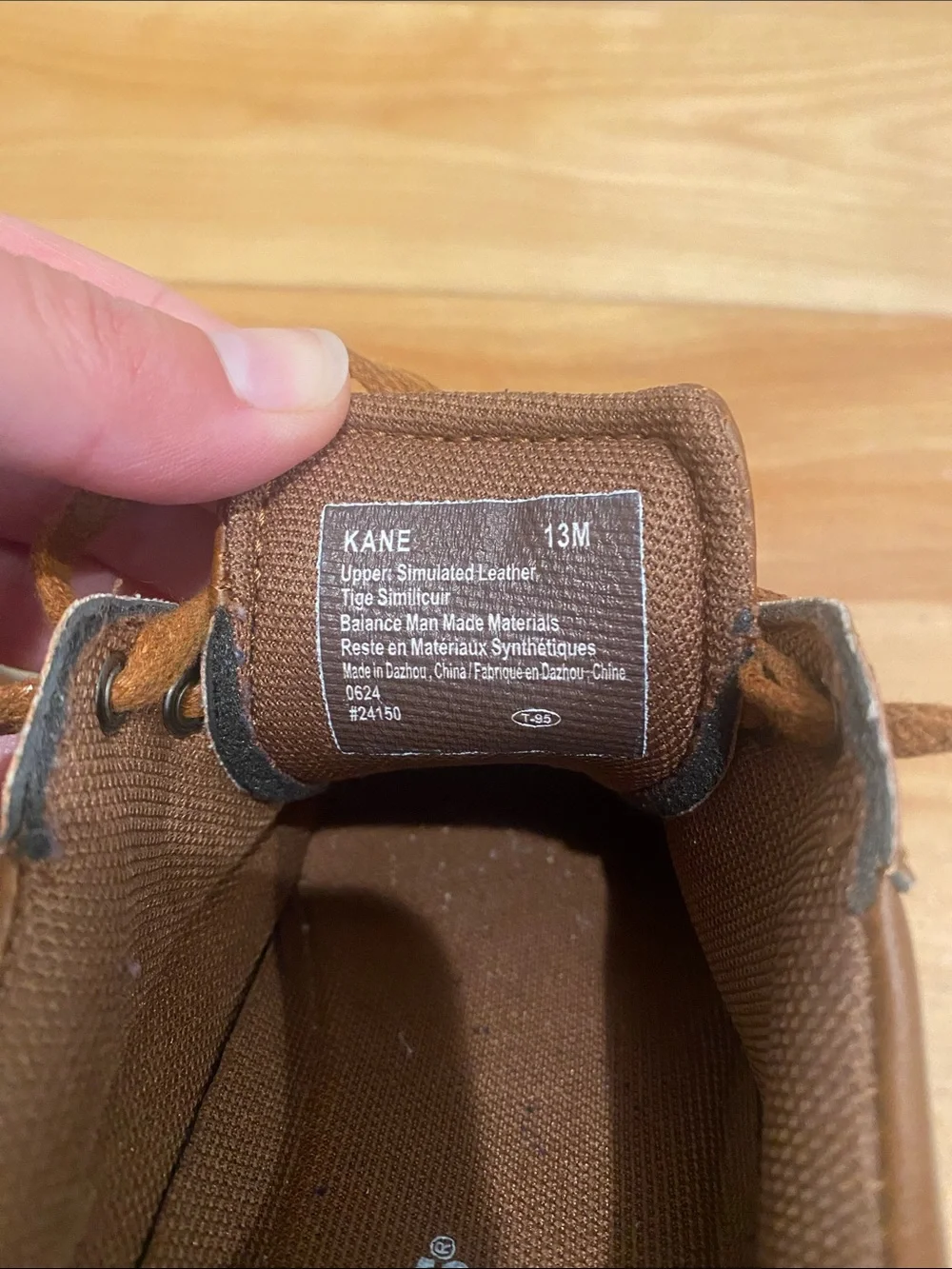 Deer Stags Tan/Cream Kids Casual Lace-Up Sneakers